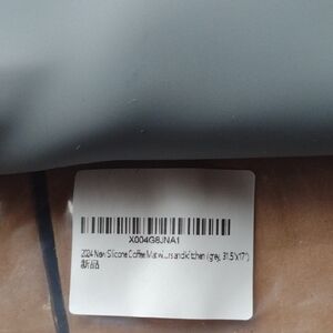 Gray Silicone Kitchen Mat Pair NWT